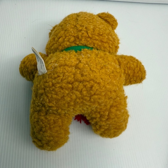 1987 McDonalds Muppet Babies Fozzie Bear Vintage Christmas Plush Toy Jim Henson - Picture 3 of 7